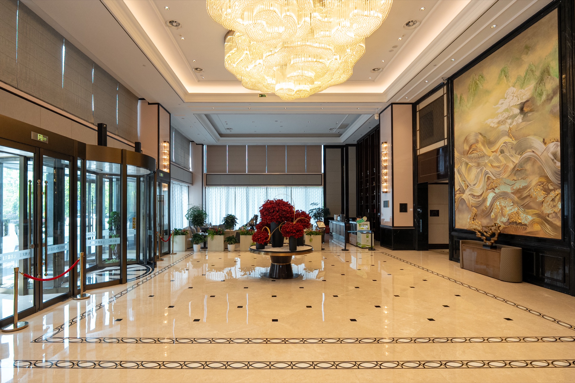 杭州滨江开元名都大酒店大堂实景